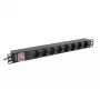 Virranjakoyksikkö PDU Lanberg PDU-08F-0200-BK