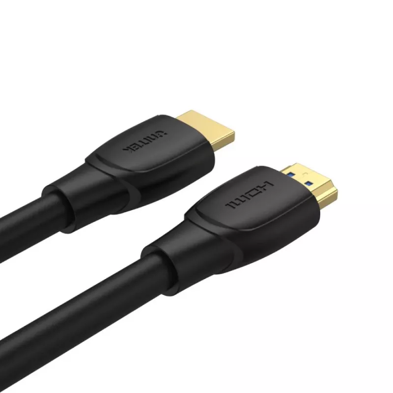 HDMI-kaapeli Unitek C11043BK 10 m, HDMI Type-A uros–uros, HDMI 2.0, 18 Gbit/s, kullatut koskettimet, musta
