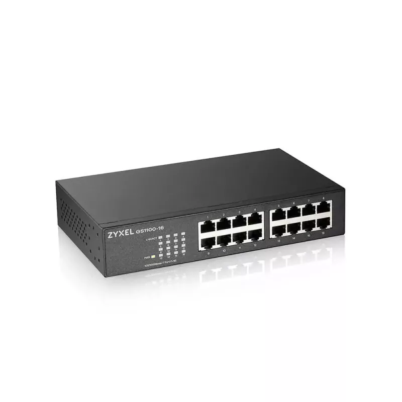 Zyxel GS1100-16 hallitsematon Gigabit Ethernet (10/100/1000)