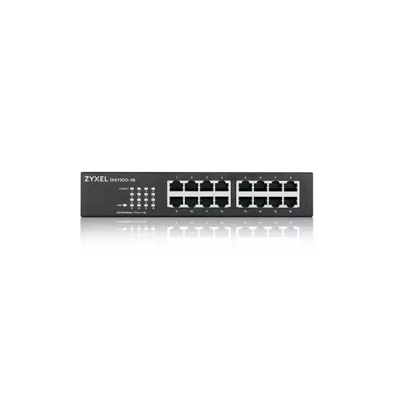 Zyxel GS1100-16 hallitsematon Gigabit Ethernet (10/100/1000)