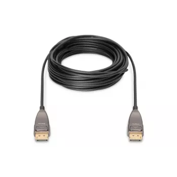 DIGITUS DisplayPort AOC hybridikuitu-kaapeli M/M UHD 8K@60Hz, CE, musta 15m
