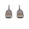 DIGITUS DisplayPort AOC hybridikuitu-liitäntäkaapeli M/M UHD 8K@60Hz, CE, musta 20m