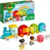 LEGO DUPLO Numerotrain 10954 – oppimisjuna numeroiduilla vaunuilla laskemiseen ja lajitteluun
