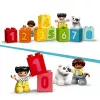 LEGO DUPLO Numerotrain 10954 – oppimisjuna numeroiduilla vaunuilla laskemiseen ja lajitteluun