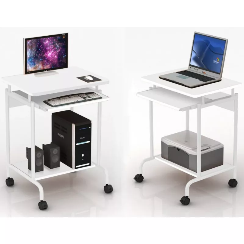 Techly ICA-TB S005W tietokonepöytä valkoinen