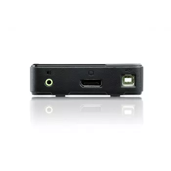 ATEN 2-porttinen USB 4K DisplayPort 1.2 KVM-kytkin (KVM-kaapeli sisältyy)