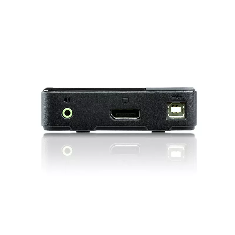 ATEN 2-porttinen USB 4K DisplayPort 1.2 KVM-kytkin (KVM-kaapeli sisältyy)