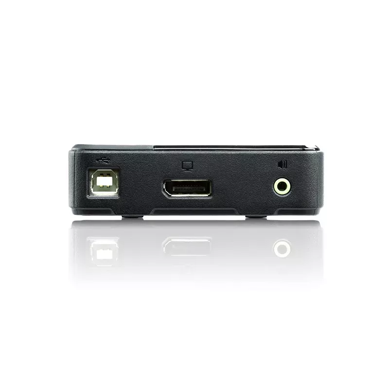 ATEN 2-porttinen USB 4K DisplayPort 1.2 KVM-kytkin (KVM-kaapeli sisältyy)