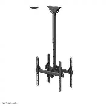 Neomounts NM-C440DBLACK kaksoisnäytön/TV:n kattoteline 32-60 tuumaa - h 56-91 cm