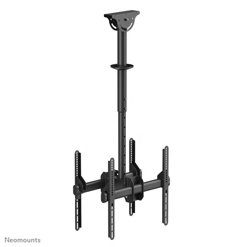 Neomounts NM-C440DBLACK kaksoisnäytön/TV:n kattoteline 32-60 tuumaa - h 56-91 cm