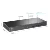 TP-Link Omada 8-porttinen 10GE SFP+ L2+ hallittava kytkin