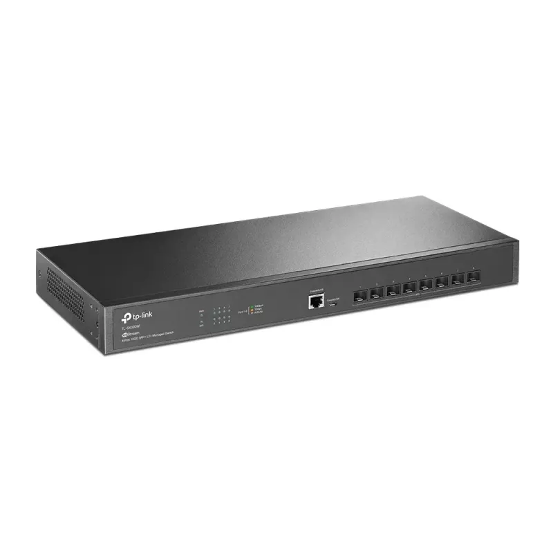 TP-Link Omada 8-porttinen 10GE SFP+ L2+ hallittava kytkin