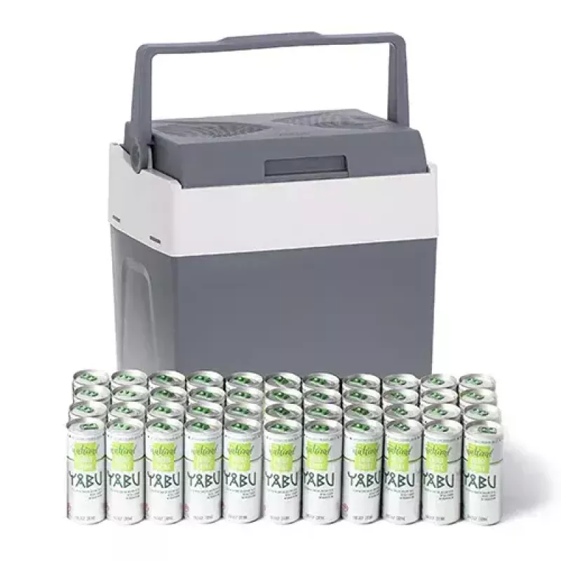 Adler AD 8078 kannettava sähköinen kylmälaukku, 28 l, harmaa/valkoinen