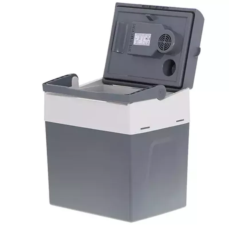 Adler AD 8078 kannettava sähköinen kylmälaukku, 28 l, harmaa/valkoinen