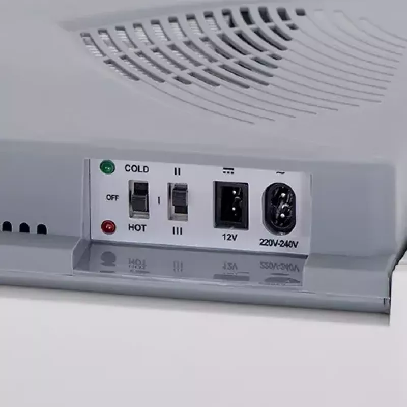Adler AD 8078 kannettava sähköinen kylmälaukku, 28 l, harmaa/valkoinen