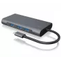 ICY BOX IB-DK4040-CPD johdollinen USB 3.2 Gen 1 (3.1 Gen 1) Type-C antrasiitti, musta