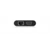 ICY BOX IB-DK4040-CPD johdollinen USB 3.2 Gen 1 (3.1 Gen 1) Type-C antrasiitti, musta
