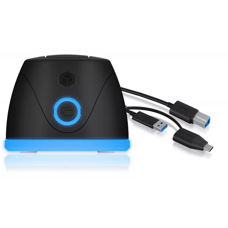 ICY BOX IB-1124L-C3 USB 3.2 Gen 1 (3.1 Gen 1) Type-B musta