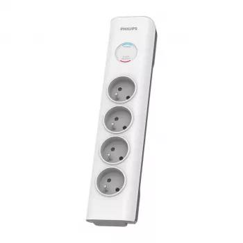 Ylijännitesuoja Philips SPN7040WA/60 4 AC-pistorasiaa 600 J 2 m valkoinen