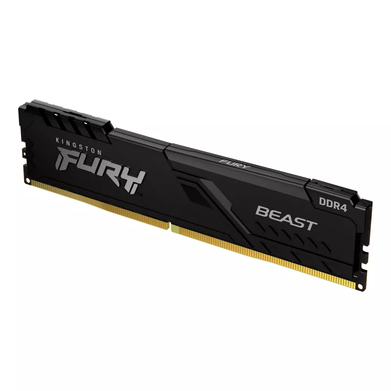 Kingston Technology FURY Beast 16GB 3200MT/s DDR4 CL16 DIMM (2 kpl:n pakkaus) musta