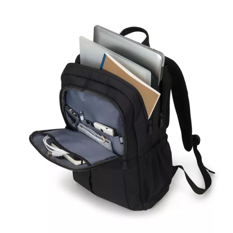 DICOTA Backpack Scale - 13-15.6in kannettavan tietokoneen reppu - musta / 600d kierrätetty PET