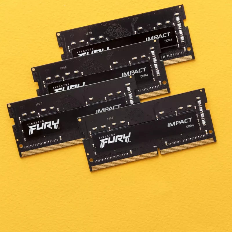 Kingston Technology FURY 16GB 3200MT/s DDR4 CL20 SODIMM (2 kpl:n pakkaus) Impact