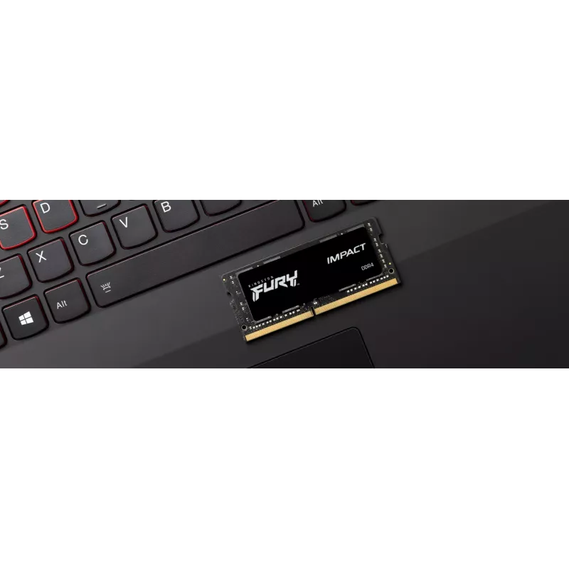 Kingston Technology FURY 16GB 3200MT/s DDR4 CL20 SODIMM (2 kpl:n pakkaus) Impact