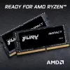 Kingston Technology FURY 16GB 3200MT/s DDR4 CL20 SODIMM (2 kpl:n pakkaus) Impact