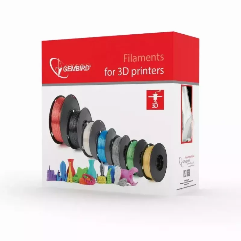 3D-tulostusmateriaali Gembird 3DP-PLA1.75-01-G