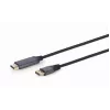 Videokaapeli-adapteri Gembird CC-DP-HDMI-4K-6 — DisplayPort - HDMI tyyppi A, 1,8 m, 4K, musta