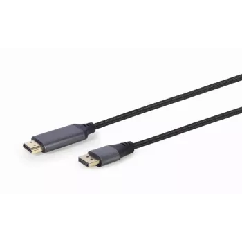 Videokaapeli-adapteri Gembird CC-DP-HDMI-4K-6 — DisplayPort - HDMI tyyppi A, 1,8 m, 4K, musta