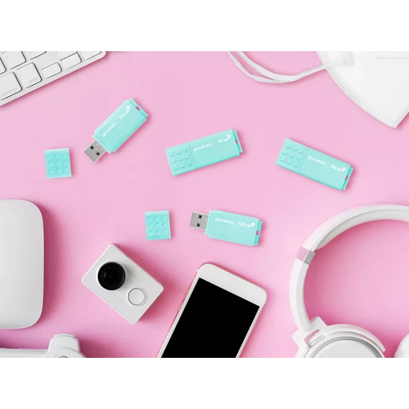 Goodram UME3 USB-muistitikku 128 GB USB Type-A 3.2 Gen 1 (3.1 Gen 1) turkoosi