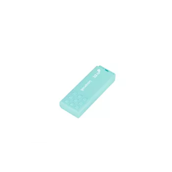 USB-muistitikku GOODRAM UME3 32 GB USB Type-A 3.2 Gen 1 — turkoosi, 60 MB/s luku, 20 MB/s kirjoitus