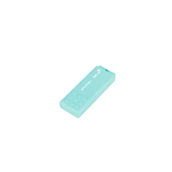 USB-muistitikku GOODRAM 64 GB USB Type-A 3.2 Gen 1 UME3, turkoosi, luku 60 MB/s, kirjoitus 20 MB/s