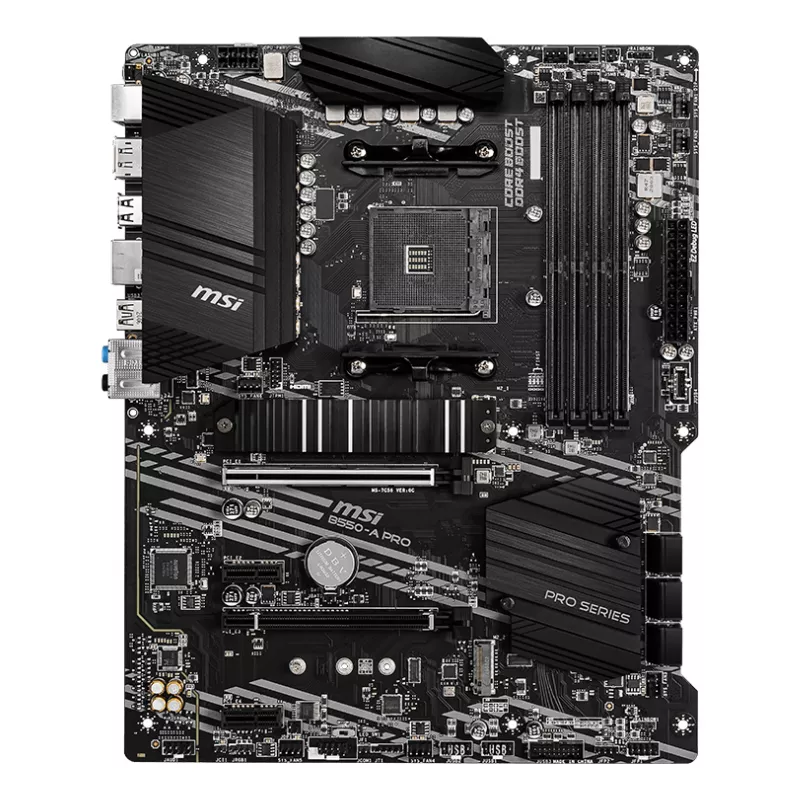MSI B550-A PRO emolevy AMD B550 kanta AM4 ATX