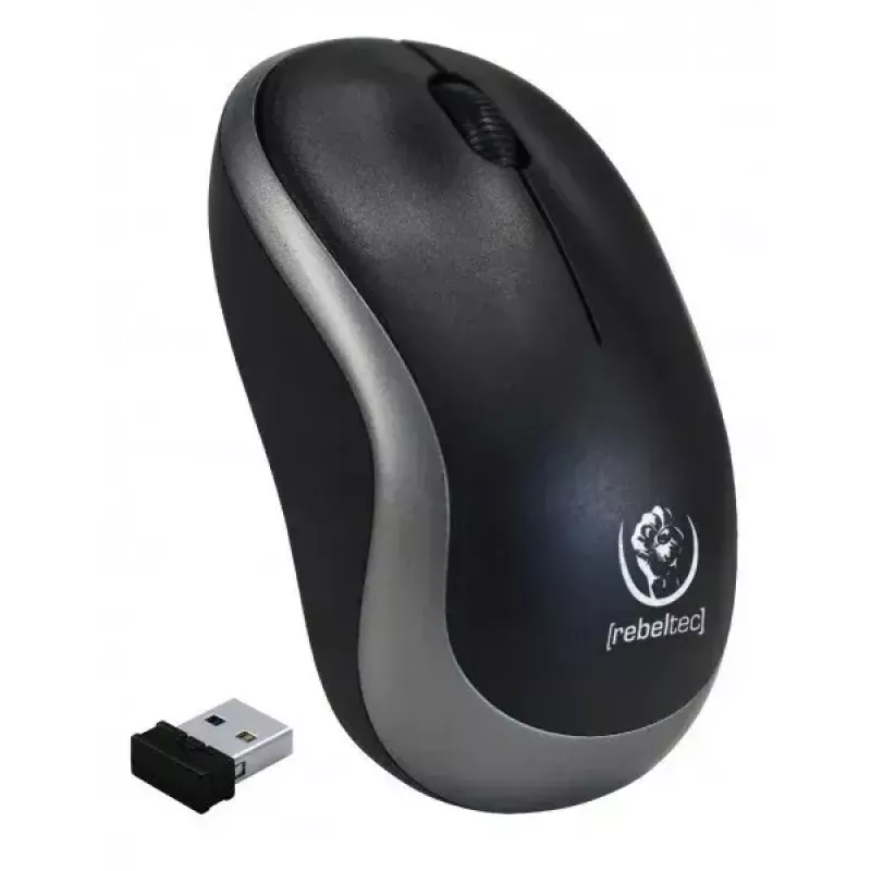 Langaton optinen hiiri Rebeltec METEOR hopea RBLMYS00050 USB