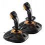 Thrustmaster T.16000M FCS SPACE SIM DUO musta, oranssi USB joystick analoginen / digitaalinen PC