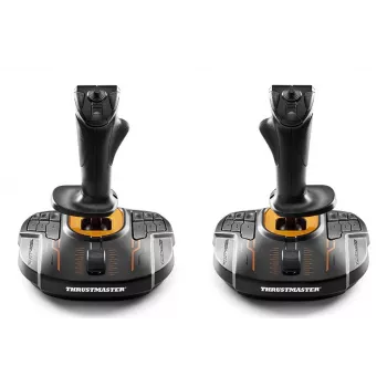 Thrustmaster T.16000M FCS SPACE SIM DUO musta, oranssi USB joystick analoginen / digitaalinen PC