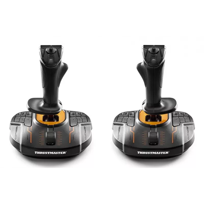 Thrustmaster T.16000M FCS SPACE SIM DUO musta, oranssi USB joystick analoginen / digitaalinen PC