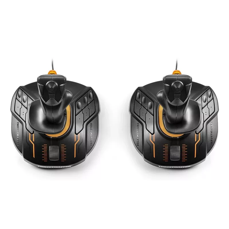 Thrustmaster T.16000M FCS SPACE SIM DUO musta, oranssi USB joystick analoginen / digitaalinen PC