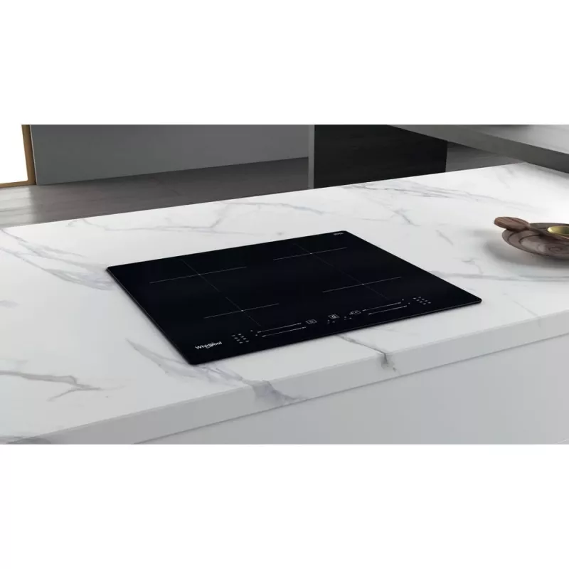 Whirlpool WS S4060 BF musta kalusteisiin asennettava induktioliesi 60 cm 4 aluetta