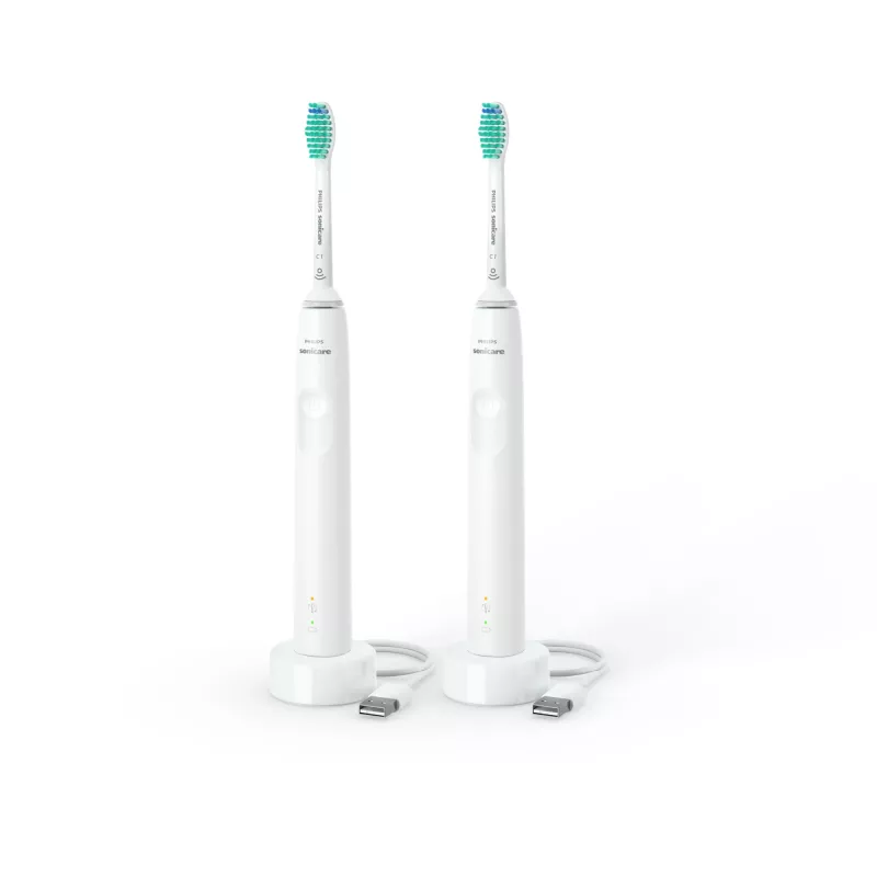 Philips 3000 series 3100 series HX3675/13 2 kpl:n pakkaus äänihammasharjoja - valkoinen