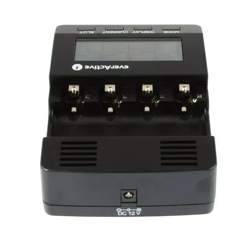 everActive NC-3000 prosessoriohjattu akkulaturi AA/AAA/C/D-akuille