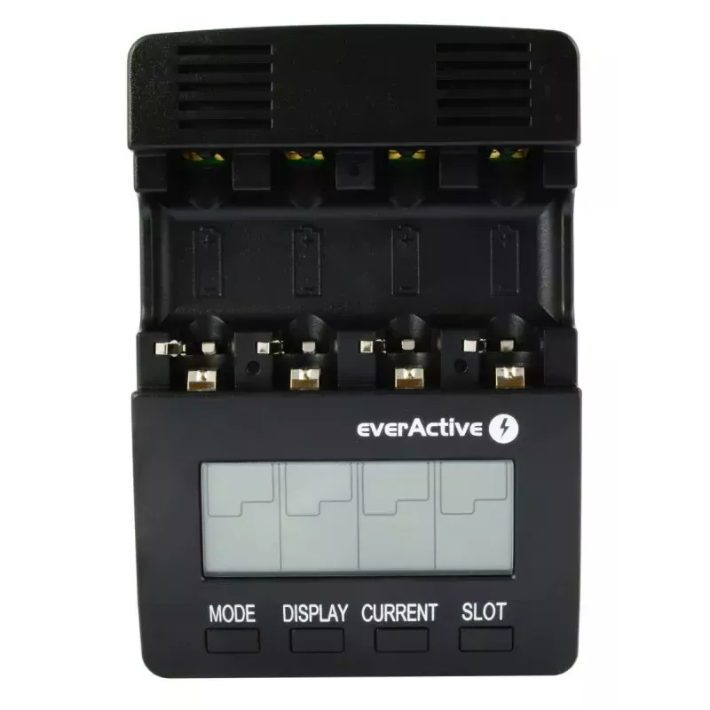 everActive NC-3000 prosessoriohjattu akkulaturi AA/AAA/C/D-akuille