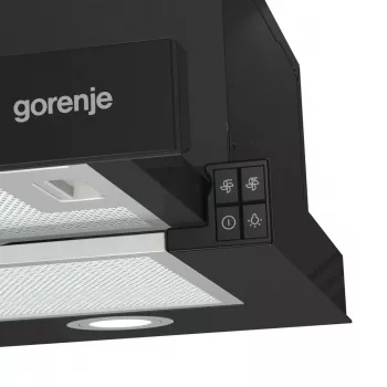 Gorenje TH62E4BG puoli-integroitu (ulosvedettävä) musta 450 m³/h
