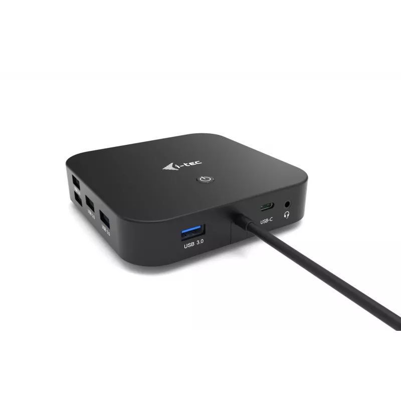 i-tec USB-C HDMI DP -telakointiasema Power Delivery 100 W