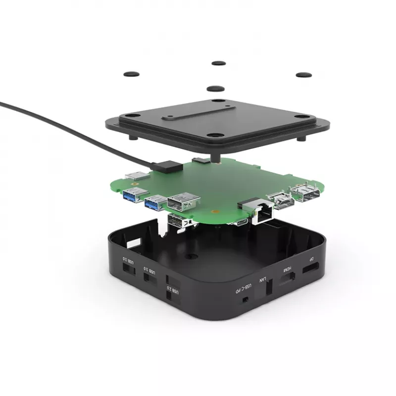 i-tec USB-C HDMI DP -telakointiasema Power Delivery 100 W