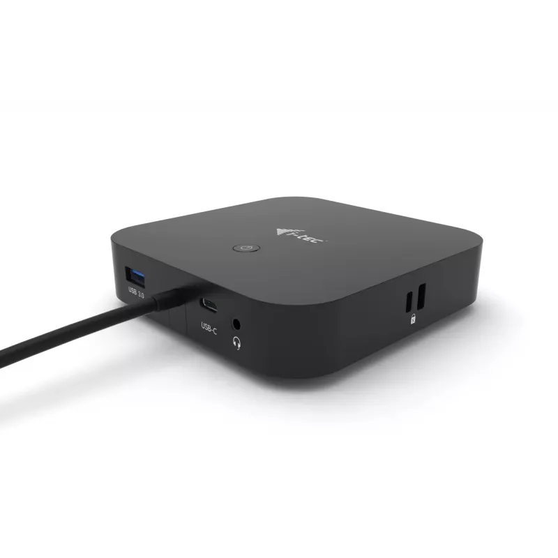 i-tec USB-C HDMI DP -telakointiasema Power Delivery 100 W + yleislaturi 100 W