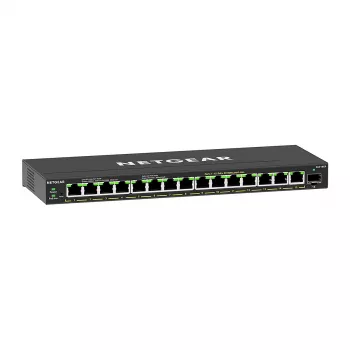 NETGEAR GS316EP-100PES verkkokytkin Managed Gigabit Ethernet (10/100/1000) Power over Ethernet (PoE) musta