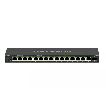 NETGEAR GS316EP-100PES verkkokytkin Managed Gigabit Ethernet (10/100/1000) Power over Ethernet (PoE) musta